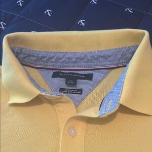 Tommy Hilfiger Yellow Polo Shirt Classic Style